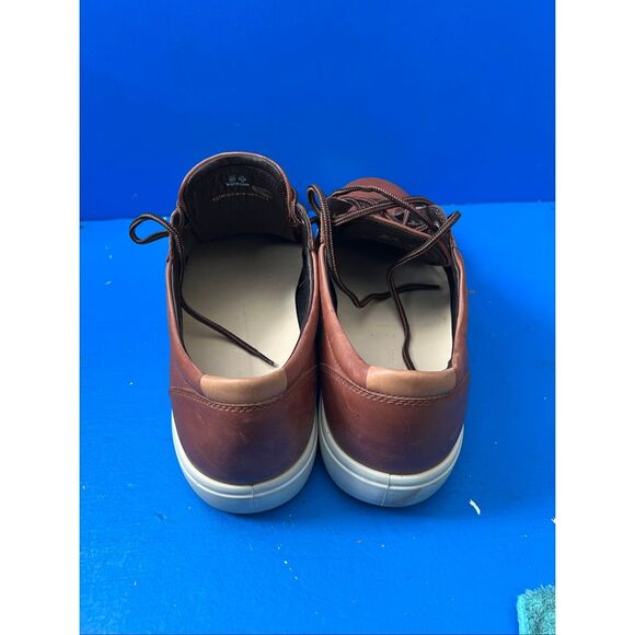 Ecco Brown Soft Leather Sneakers Men's 50 (US 16) - Picture 4 of 8